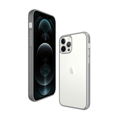 PanzerGlass ® ClearCaseColor™ iPhone 12 Pro Max - Satin Silver Limited Edition