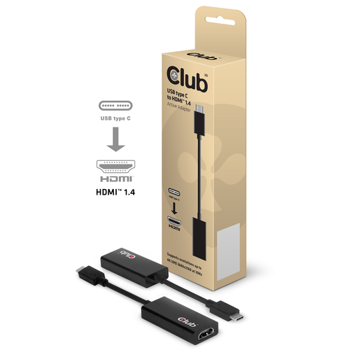 CLUB3D USB Type 3.1 C to HDMI™ 1.4a 3D Active Adapter