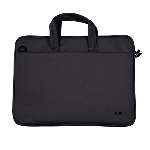 Trust Bologna 35,6 cm (14 ) Tas met bovensluiting Zwart, afbeelding 3