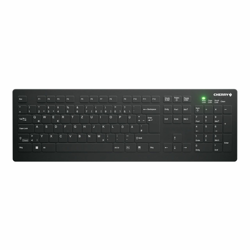 CHERRY Keyboard AK-C8112 Medical wireless sealed [DE] black IP68 kabellos, vollversiegelt, IP68