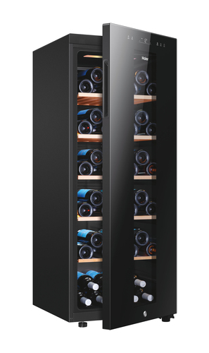 Haier Wine Bank 50 Series 5 HWS66GGE Compressor wine cooler Freestanding Black 66 bottle(s) – image 5
