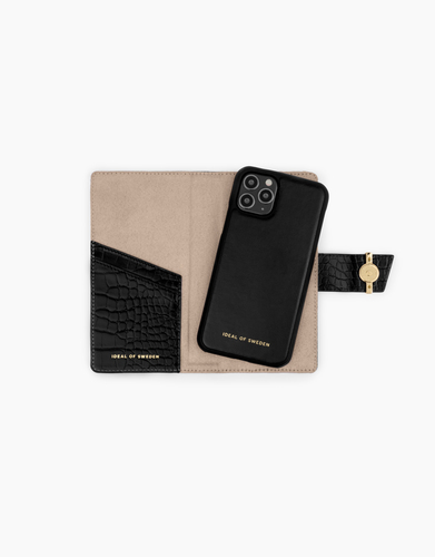 iDeal of Sweden Cora Phone Wallet iPhone 12 PRO MAX Jet Black Croc – image 3