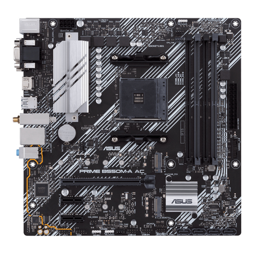 ASUS PRIME B550M-A AC AMD B550 Разъем AM4 Микро ATX