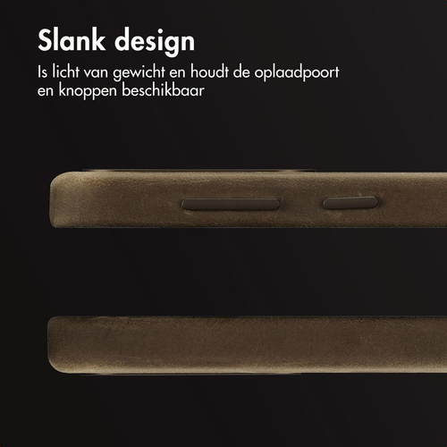 <p>Zowel jouw smartphone beschermen als hem een strakke look geven? De Accezz Vintage Leather Backcover met MagSafe is gemaakt van echt leder en geeft, afbeelding 6