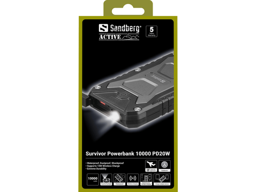 Sandberg Survivor Powerbank 10000 PD22W, afbeelding 7
