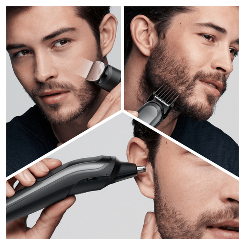 Braun All-in-one trimmer MGK7221, 10-in-1 trimmer, 8 attachments and Gillette Fusion5 ProGlide razor – image 2