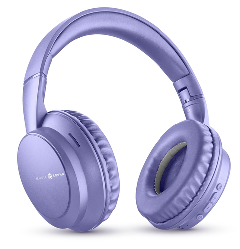 Music Sound BTHEADBMSBOOSTV наушники/гарнитура Беспроводной Оголовье Calls/Music Bluetooth Пурпурный
