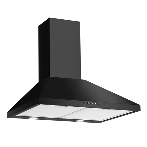 CDA 70cm Chimney Hood - Black