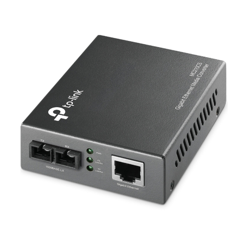 TP-Link Omada MC210CS convertidor de medio 1000 Mbit/s 1310 nm Monomodo Negro imagen 1