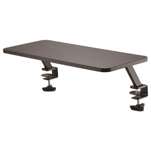 StarTech.com Monitor Riser Stand - Clamp-on Monitor Shelf for Desk - Extra Wide 25.6 (65 cm) For up to 34 Monitors - Black (MNRISERCLMP) Monteringssæt Monitor Op til 32
