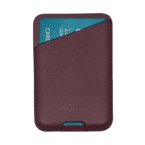 Accezz Leather Cardholder MagSafe - Kaarthouder met MagSafe