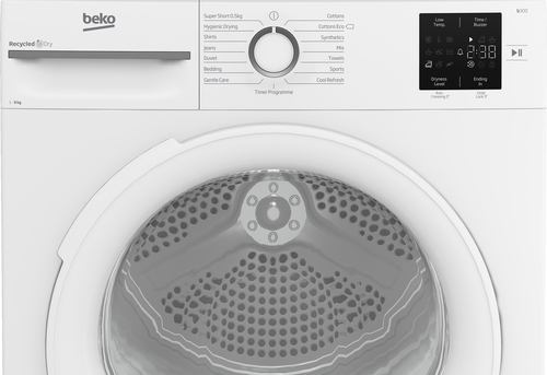 Beko b300 BM3T3922W 9Kg Heat Pump Tumble Dryer - White - A+ Rated, White - image 5