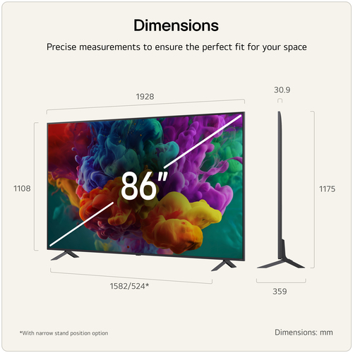 LG 86QNED85B6B.AEK TV 2.18 m (86") 4K Ultra HD Smart TV Wi-Fi – image 3