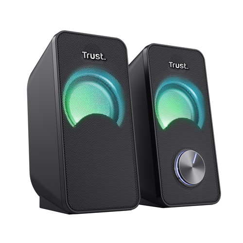 Trust Arys Compact RGB LED 2.0 speaker set PC speaker Zwart, afbeelding 3