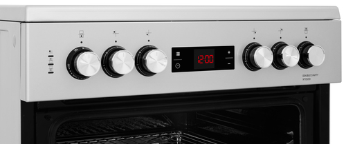 Beko XTC653S cooker Freestanding cooker Electric Ceramic hob Silver – image 6