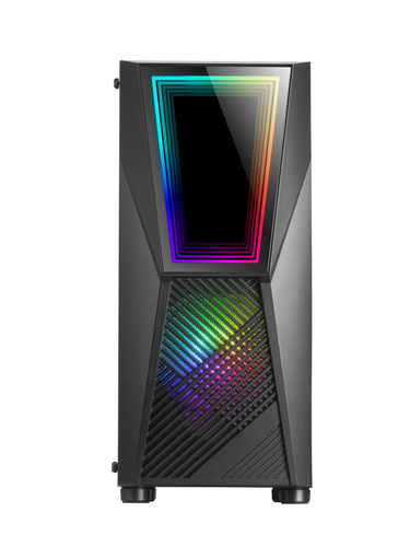 Mars Gaming MC777, ATX Computer Case, ARGB Lighting, Black – image 3