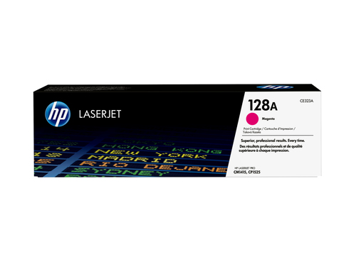 HP 128A Magenta Original LaserJet Toner Cartridge (CE323A) - image 1