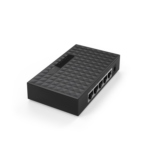 Hama 00053308 сетевой коммутатор Fast Ethernet (10/100) Черный