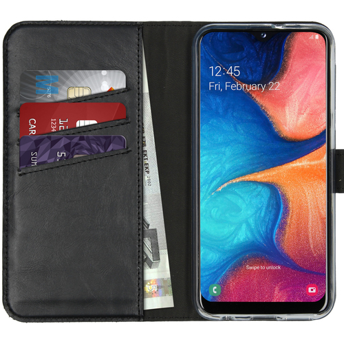 Selencia A202F36324101 mobile phone case 14.7 cm (5.8) Wallet case Black