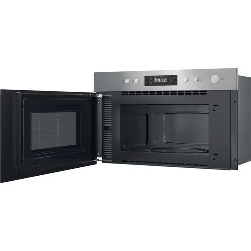 Indesit IMK12XUK Built In Microwave Oven with Grill in Stainless Steel - image 4