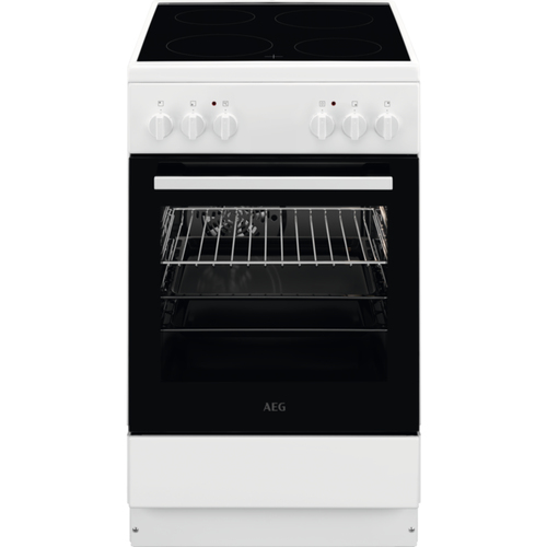 AEG CCB54080BW Freestanding cooker Electric Ceramic hob White