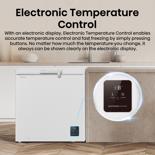 Hisense FC200N1AWE1 Chest Freezer - White - E Rated – image 6