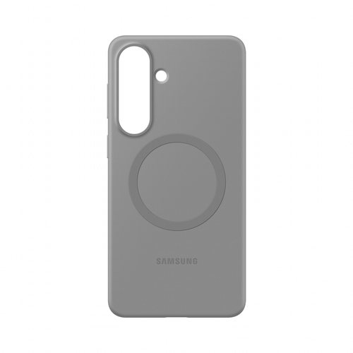 Samsung Galaxy S26 Plus Siliconen Back Cover met Magneet Grijs, afbeelding 3