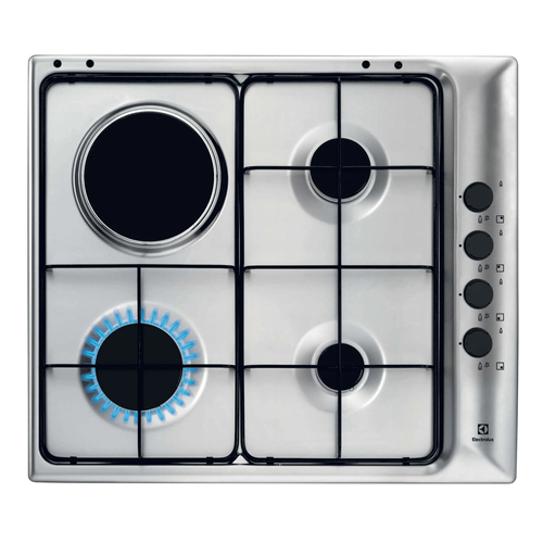 Electrolux EGL62821OX Нержавеющая сталь Встроенный 60 cm Комбинированный 4 зона(ы)