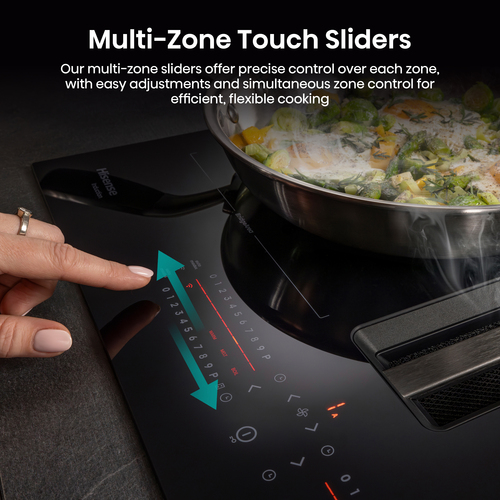 Hisense HEH6432BSCWF 60cm Air Venting Induction Hob - Black - image 7