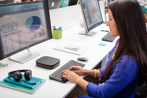 HP EliteDisplay S270c 27 tums konvex skärm (ENERGY STAR) – image 9