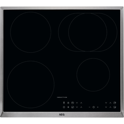 AEG IKB6431AXB Черный Встроенный 57.6 cm Плита с зонами индукции 4 зона(ы)
