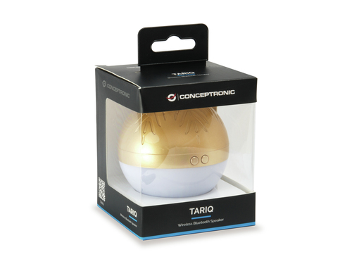 Conceptronic TARIQ Wireless Bluetooth Speaker, gold – image 3