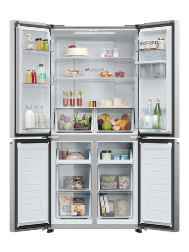 Haier Cube 83 Series 3 HCR3818DWMM side-by-side refrigerator Freestanding – image 2