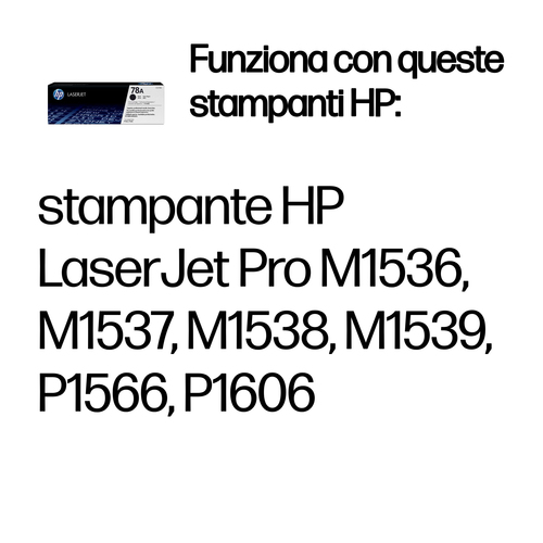HP 78A – Toner nero originale