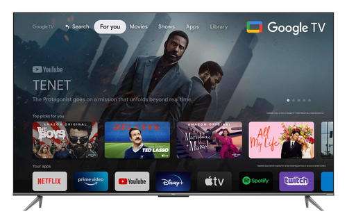 TCL 50C735 телевизор 127 cm (50") 4K Ultra HD Smart TV Wi-Fi Черный