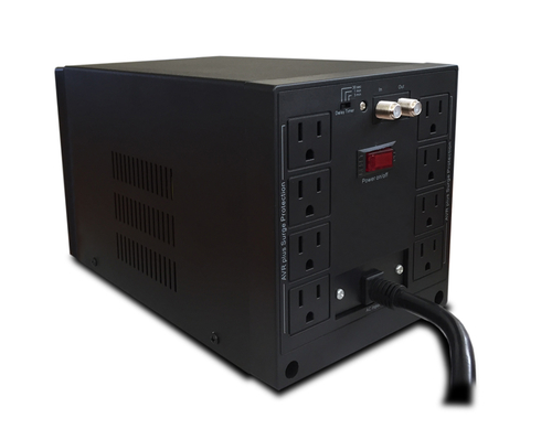 CDP R-AVR3008 3000VA/1500W AVR, 8 Salidas, 525 julios, Sistema de retardo de encendido, Proteccion Coaxial, 120 Vac imagen 3