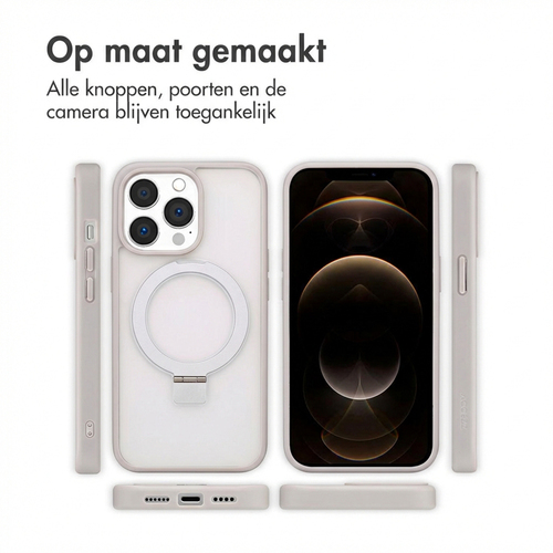 Accezz Ring Stand Backcover met MagSafe iPhone 13 Pro Max - Grey, afbeelding 7