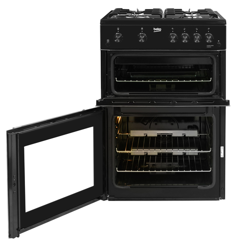 Beko KDG611K 60cm Freestanding Gas Double Oven Cooker – image 2