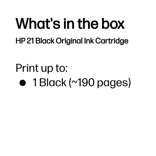 HP 21 Black Original Ink Cartridge (C9351AE) - image 3