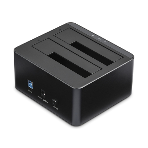 StarTech.com Dual Bay SATA HDD - for 2 x 2.5 / 3.5 SATA SSD / HDD - Hot Swap - Hard Drive - SSD Dock HDD dockingstation – billede 3