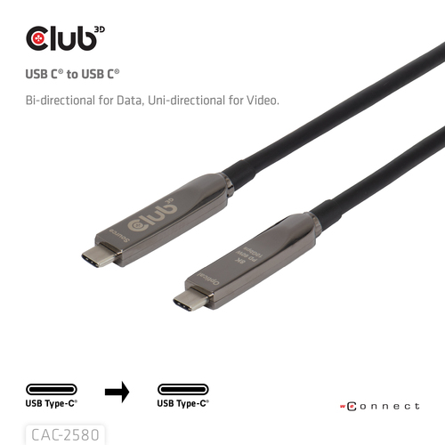 Club 3D Full-Feature USB-C kabel, 15m, afbeelding 9