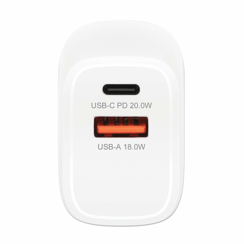 Manhattan 406291 adaptador e inversor de corriente Interior 20 W Blanco imagen 4