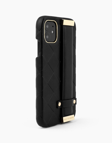 iDeal of Sweden Statement Case iPhone 11/XR Braided Smooth Noir – image 5