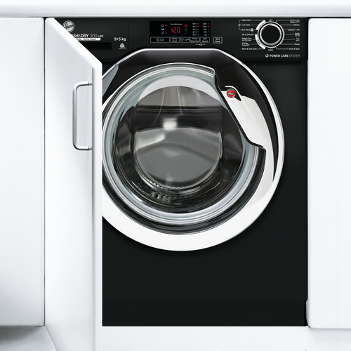 Hoover H-WASH 300 LITE HBDS495D1ACBE-80 washer dryer Built-in Front-load Black – image 2
