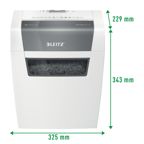 Leitz IQ Aktenvernichter Home Sicherheitsstufe P4 – Foto 7 von 10