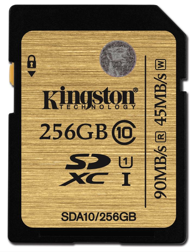 Kingston Technology SDA10/256GB memory card SDXC Flash Class 10