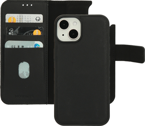 Mobiparts Leather 2 in 1 Wallet Case Apple iPhone 14 Black – image 1
