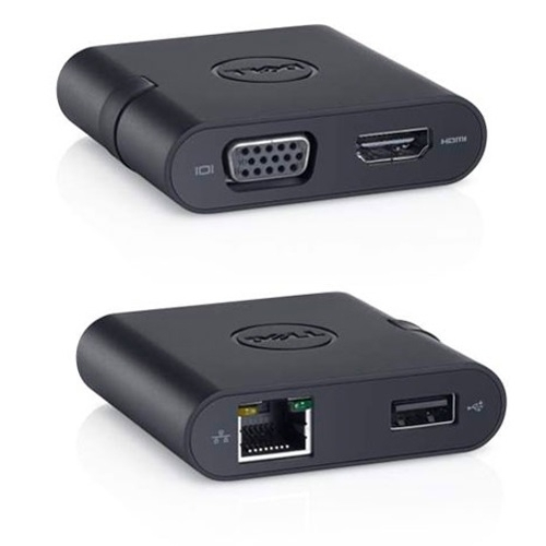 Dell 492-BBNU USB graphics adapter Black