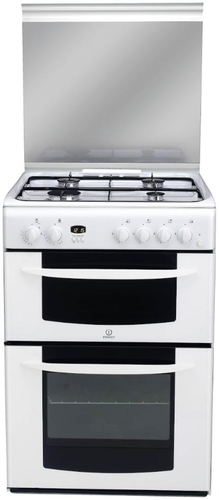 Indesit KD6G25W cooker Freestanding cooker Gas White
