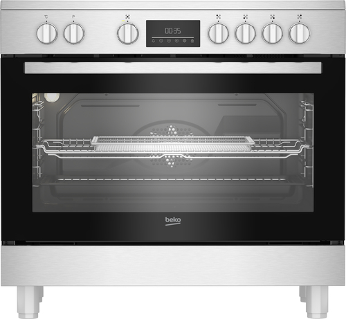 Beko BGM 30203 EX Keramisch fornuis Grijs